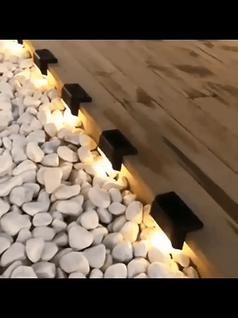 Solar Wall LED Lights (4 Pack)